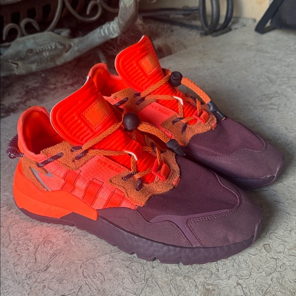 Adidas Ivy Park and Nite Joggers in Orange and purple main image 8